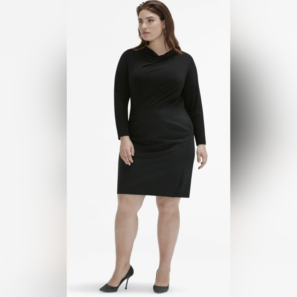 MM LaFleur The Akiko Dress in Black Size 1x